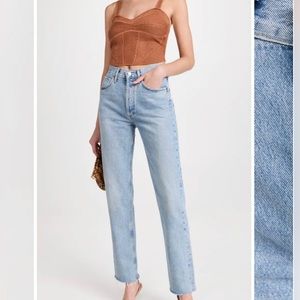 AGOLDE Lana Mid Rise Straight Jeans Size 27